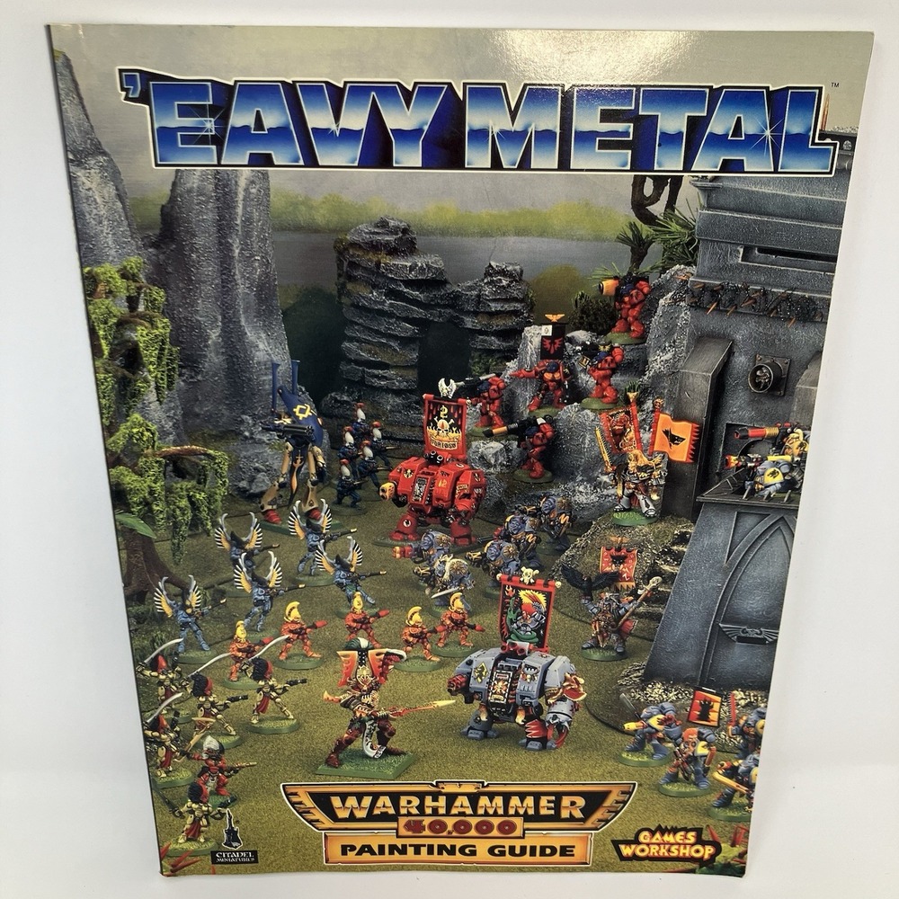 Warhammer 40K 'Eavy Metal Painting Guide 1994 Citadel Miniatures Book Mike McVey
